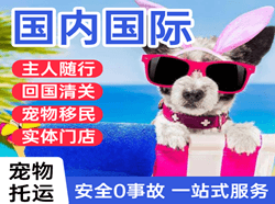 首都机场物流国际宠物托运 【国